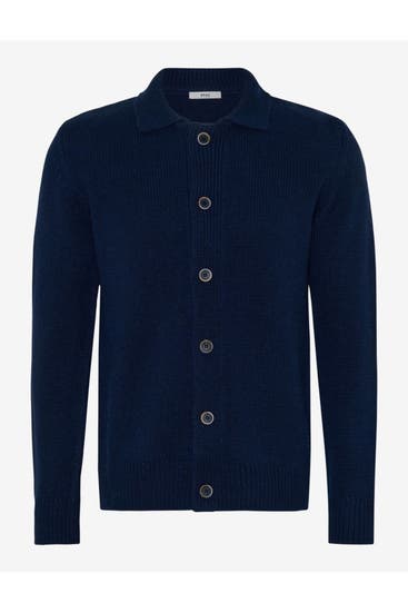 BRAX - Wollmix-Cardigan 'Jayden' dunkelblau