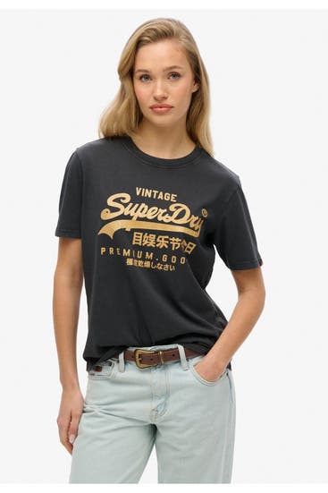 SUPERDRY - T-Shirt schwarz
