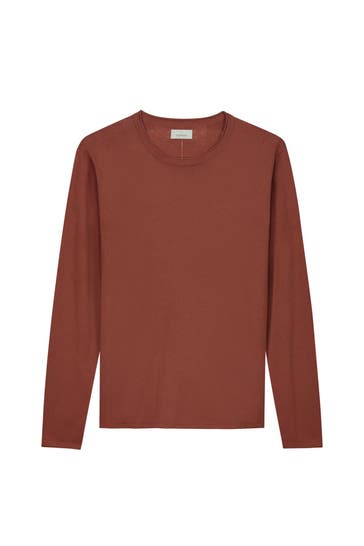 DSTREZZED Strickpullover rostrot