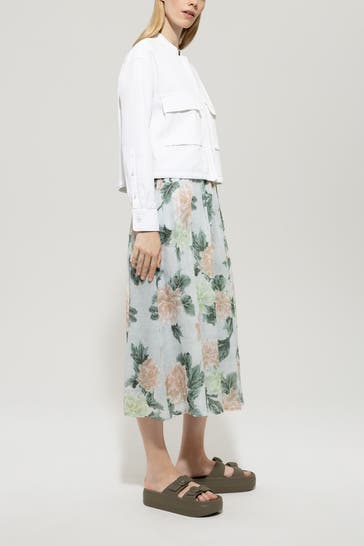 LUISA CERANO Jeansbluse weiß