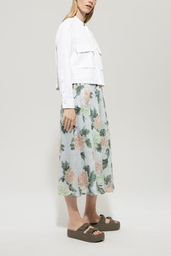 LUISA CERANO Jeansbluse weiß