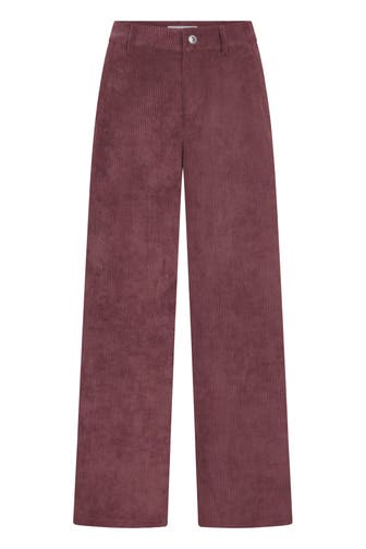 RAFFAELLO ROSSI Cordhose 'Yuki' burgunder