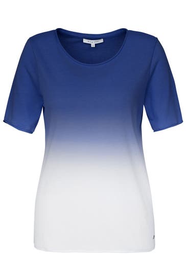 BUGATTI Strick-Shirt zweifarbig