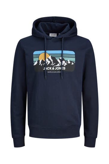 JACK & JONES Hoodie navy