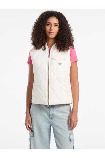 GUESS Light-Steppweste creme