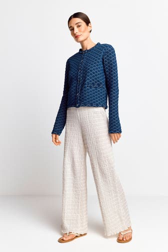 RICH & ROYAL Blouson dunkelblau gemustert