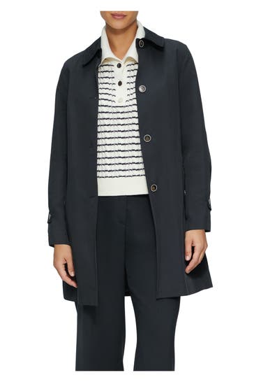 S.OLIVER BLACK LABEL Trenchcoat dunkelblau