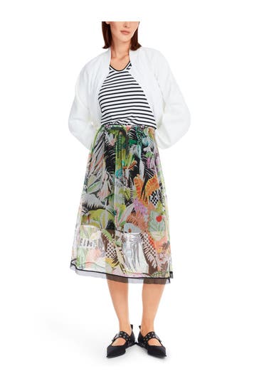 MARC CAIN Midikleid gemustert