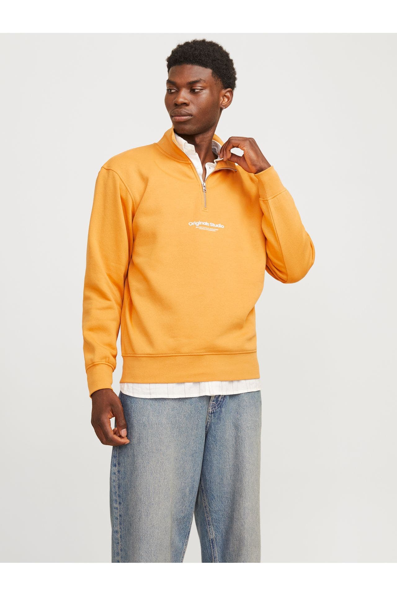 JACK & JONES Sweatshirt 'Vesterbro' dunkelgelb, Bild 1