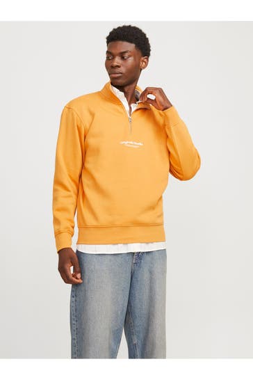 JACK & JONES Sweatshirt 'Vesterbro' dunkelgelb