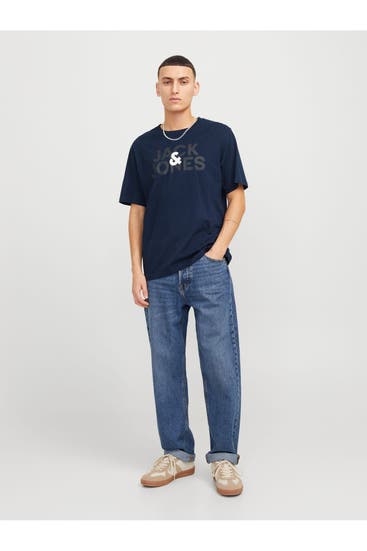 JACK & JONES - T-Shirt navy
