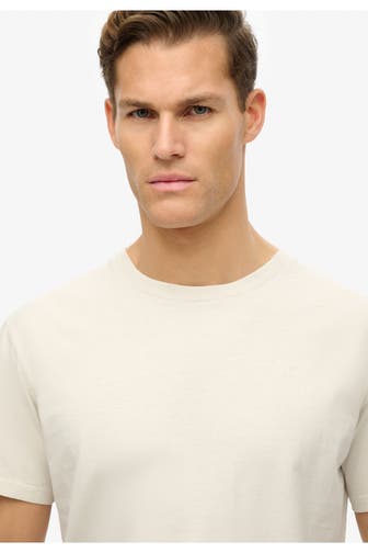 SUPERDRY T-Shirt 'Essentials Relaxed' sand