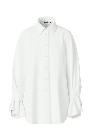 JOOP! Casual-Bluse 'Benice' weiß