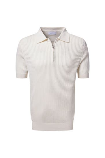 BALDESSARINI Strick-Polo creme