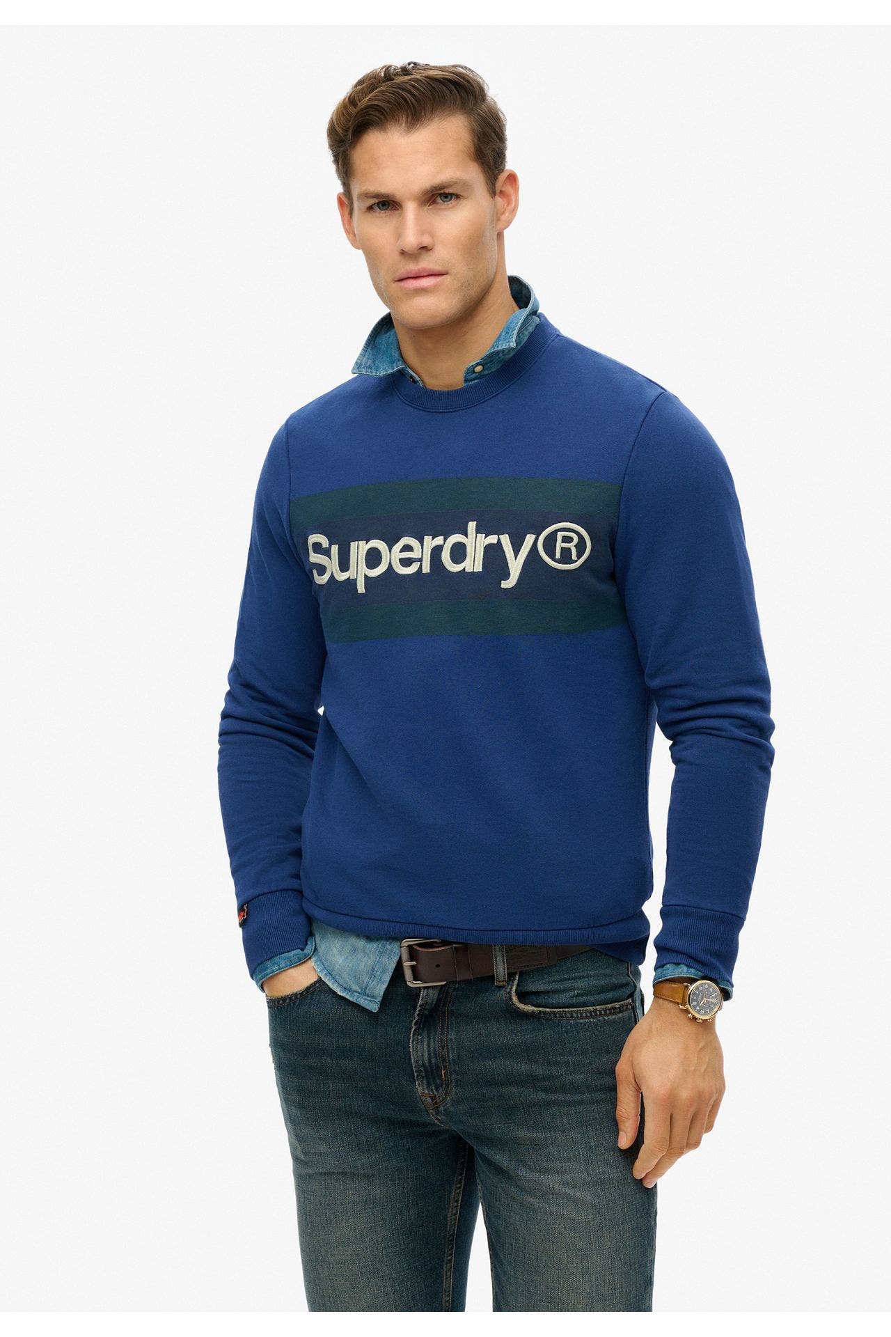 SUPERDRY Sweatshirt königsblau, Bild 1
