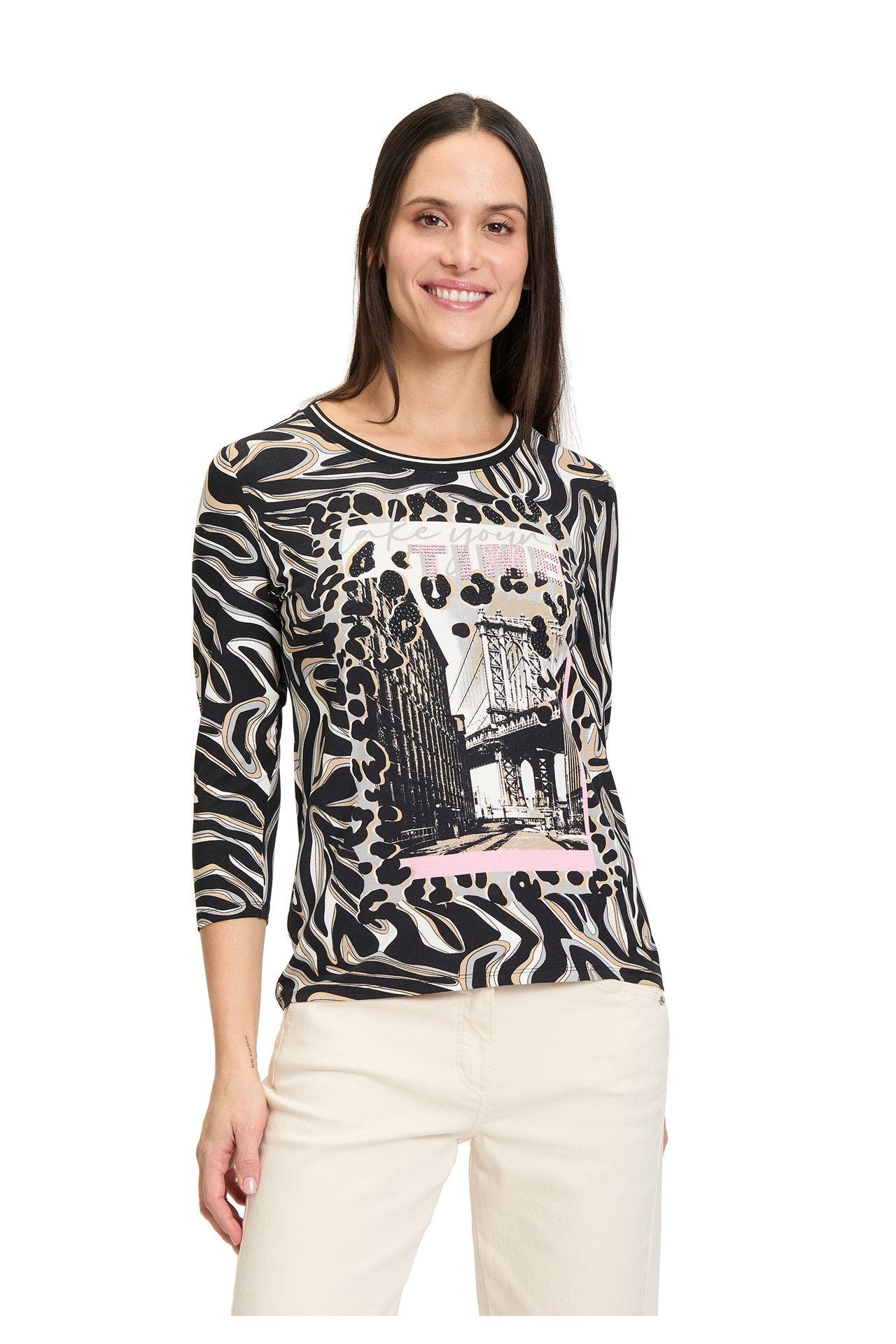 BETTY BARCLAY Longsleeve gemustert, Bild 1