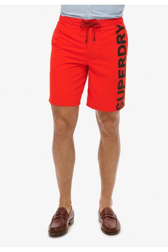 SUPERDRY Badeshorts orangerot