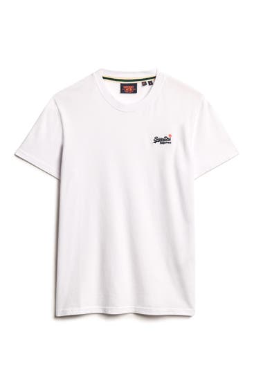 SUPERDRY - T-Shirt 'Essential Contrast' weiß