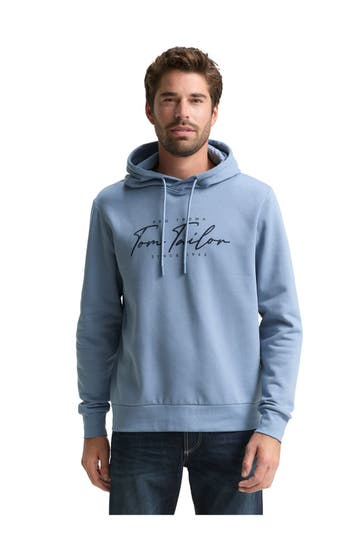TOM TAILOR Hoodie taubenblau