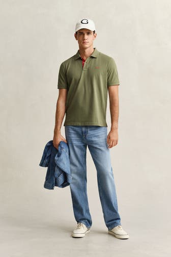 GANT Polo-Shirt dunkelgrün