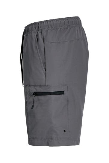 JACK & JONES Cargo-Shorts 'Jpstjaiden Marcher' grau