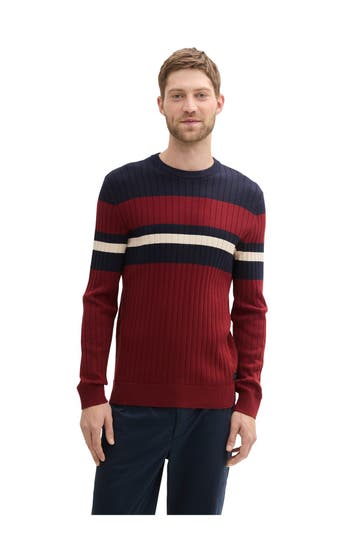 TOM TAILOR Strickpullover mehrfarbig