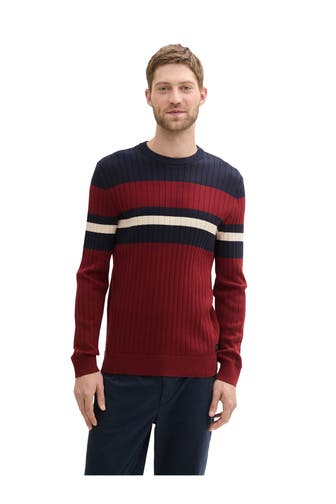 TOM TAILOR Strickpullover mehrfarbig