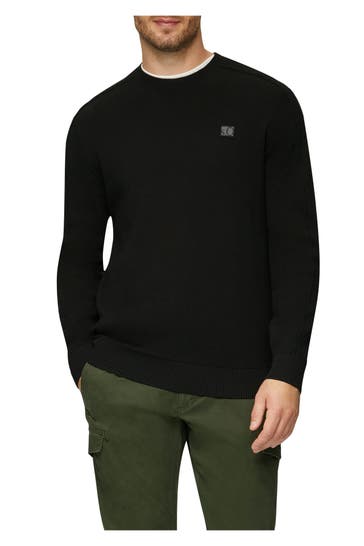 S.OLIVER Strickpullover schwarz