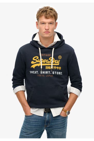 SUPERDRY Hoodie 'VL Cali' navy