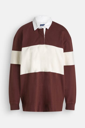 GANT Polo-Sweatshirt gestreift