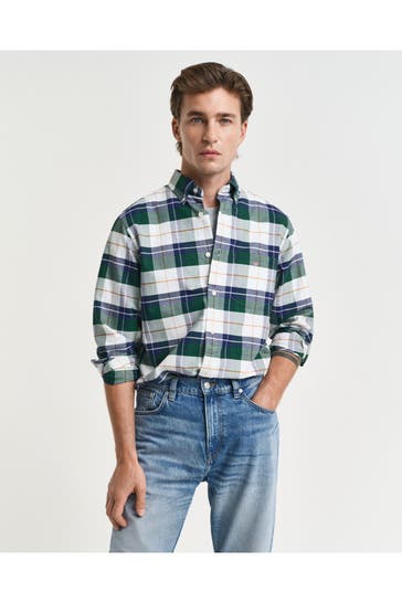 GANT Karohemd mehrfarbig Regular Fit