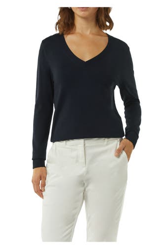 COMMA, Feinstrickpullover nachtblau