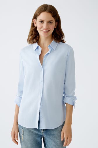 OUI Casual-Bluse hellblau