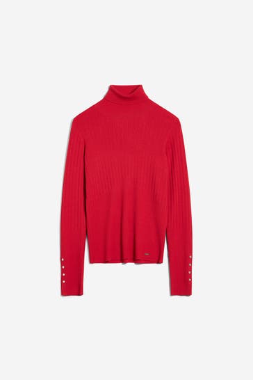 CINQUE Rollkragen-Strickpullover rot