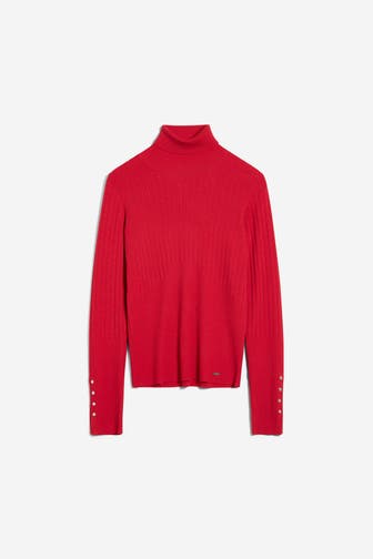 CINQUE Rollkragen-Strickpullover rot