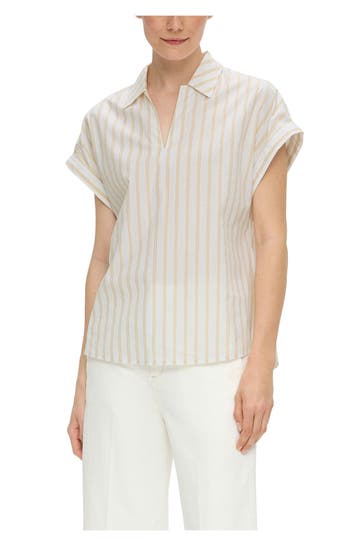 S.OLIVER BLACK LABEL Casual-Bluse zweifarbig