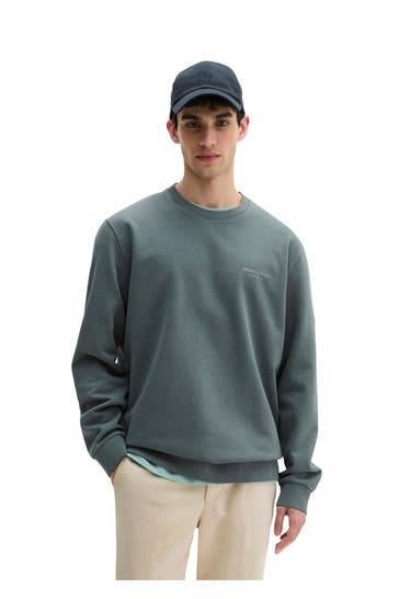 MARC O'POLO Sweatshirt smaragdgrün