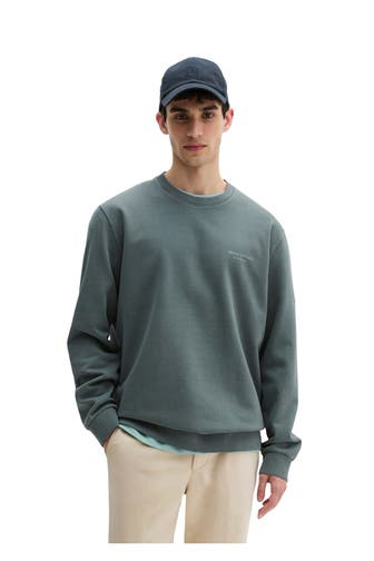 MARC O'POLO Sweatshirt smaragdgrün
