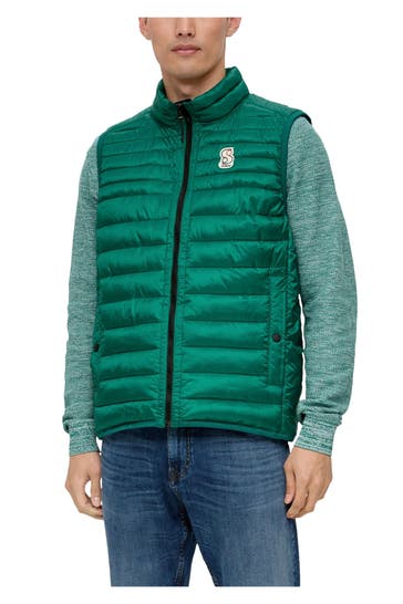 S.OLIVER Steppweste grün