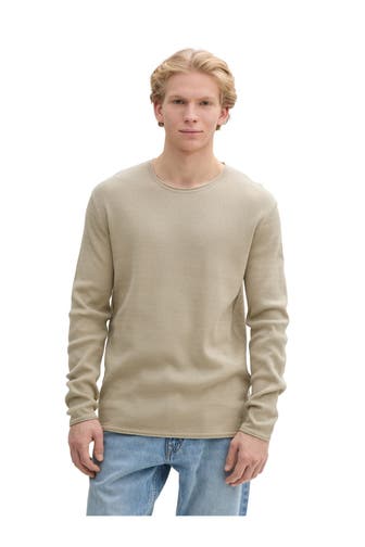 TOM TAILOR Strickpullover beige