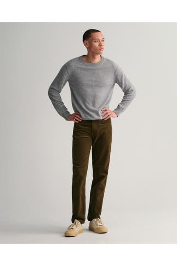 GANT Cordhose dunkelgrün