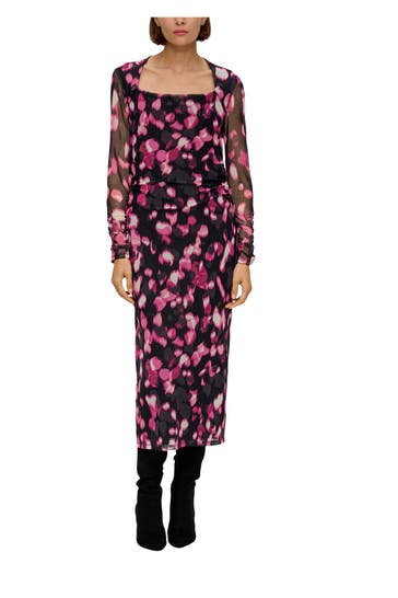 S.OLIVER BLACK LABEL Kleid gemustert