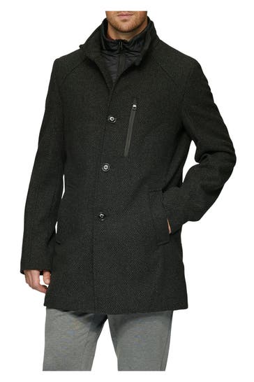 S.OLIVER BLACK LABEL Wollmixmantel dunkelgrau