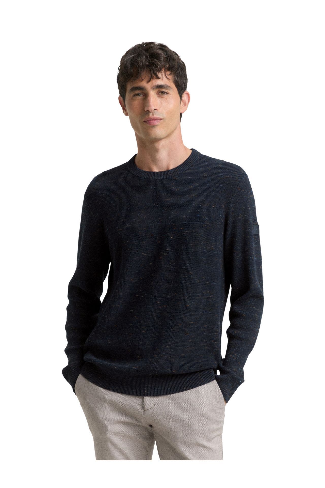 TOM TAILOR Strickpullover dunkelblau, Bild 1