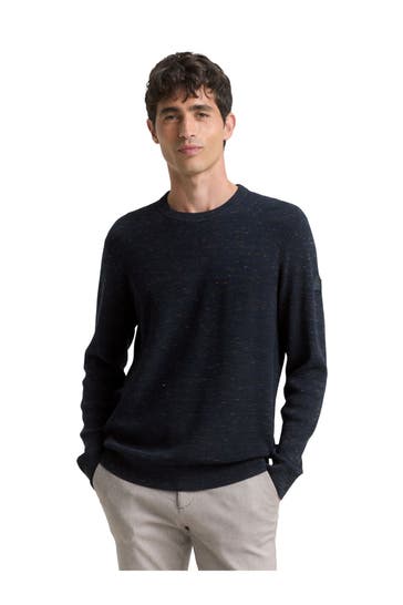 TOM TAILOR Strickpullover dunkelblau
