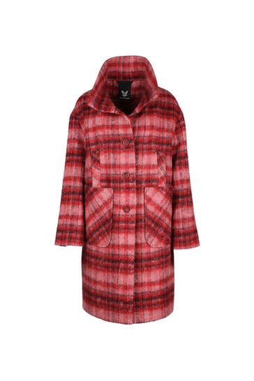 FUCHS SCHMITT Wollmixmantel kariert