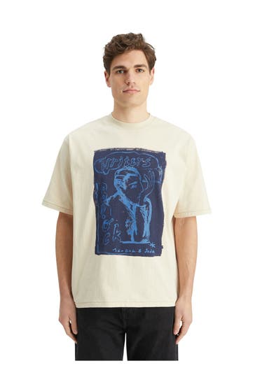 SCOTCH & SODA T-Shirt beige oversize