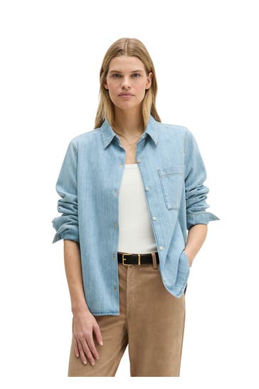 MARC O'POLO Light blue denim blouse