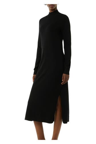 COMMA, Strickkleid schwarz