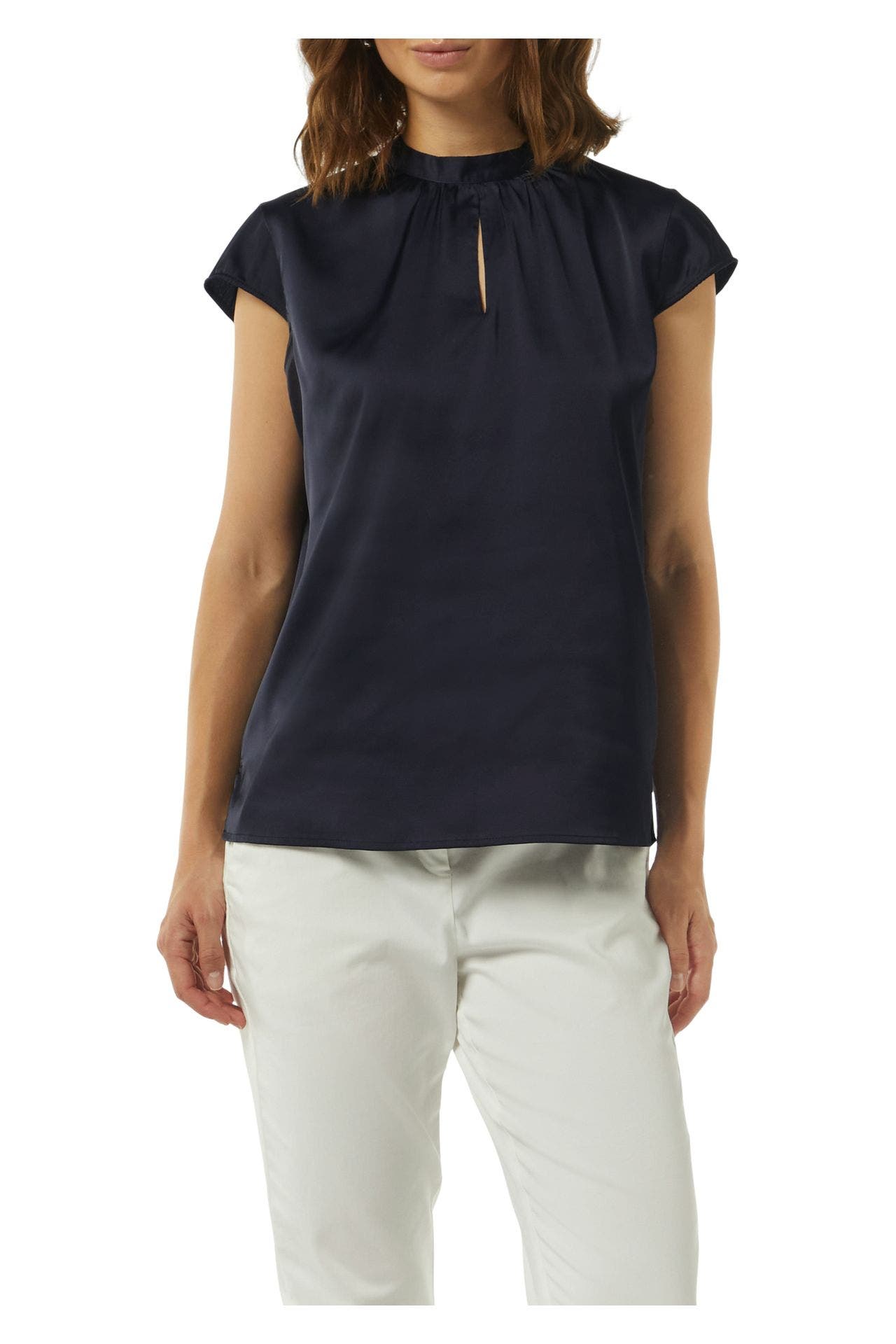 COMMA, Blusentop dunkelblau, Bild 1